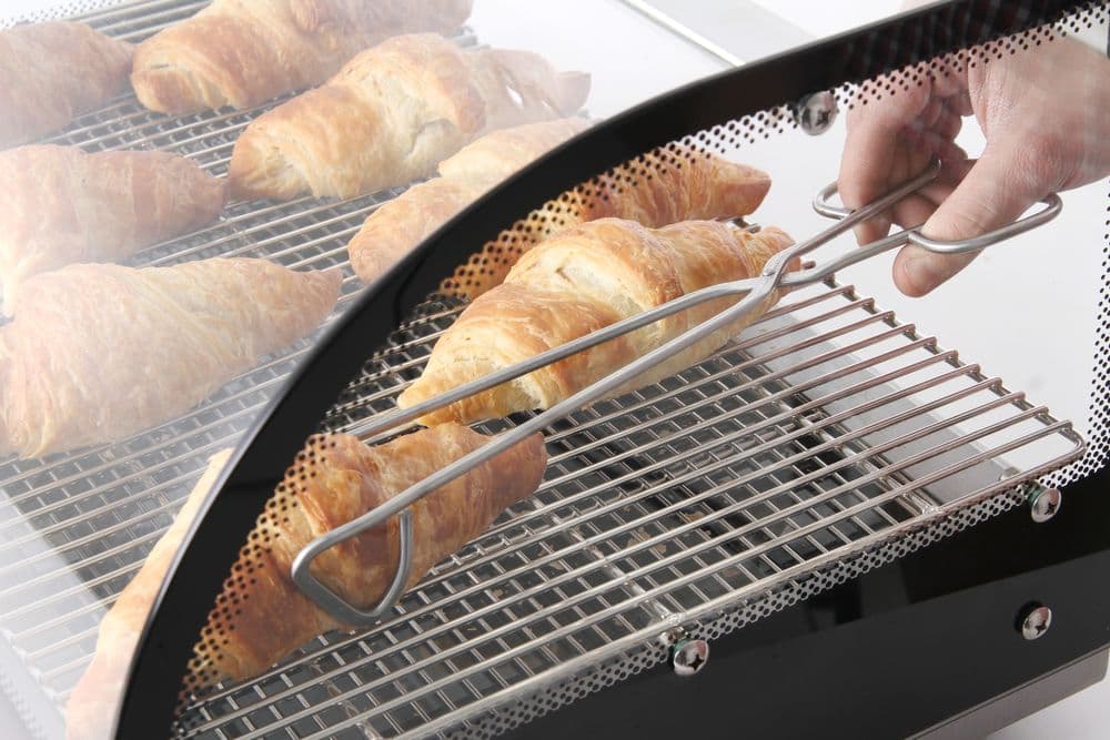 Tálaló csipesz hajlított - (L)235mm - 2