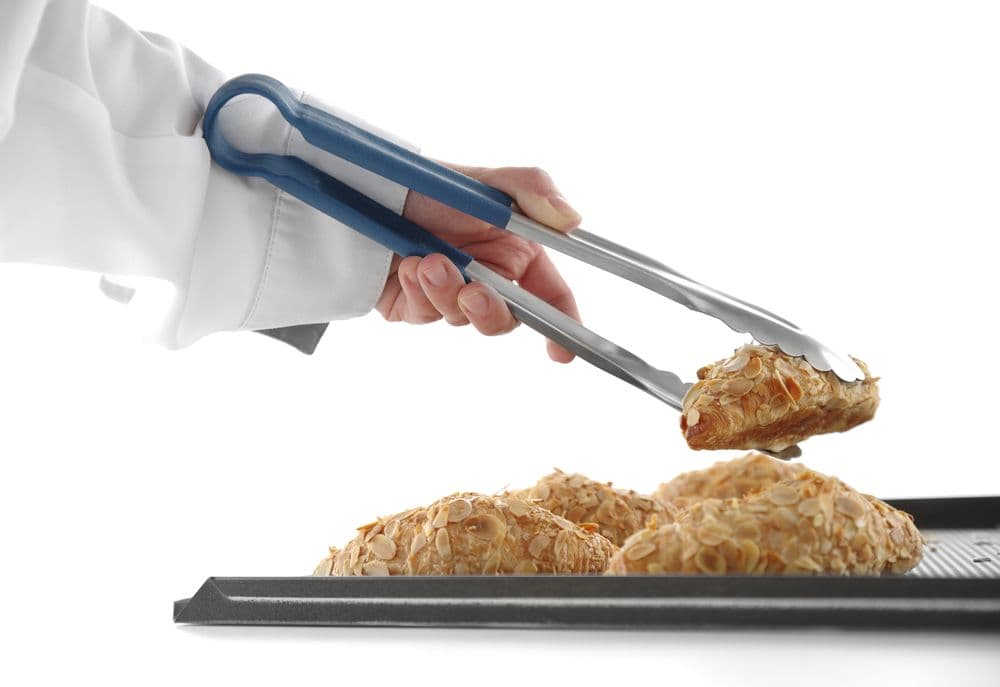 Tálaló csipesz HACCP 250 mm - Kék - (L)250mm - 3