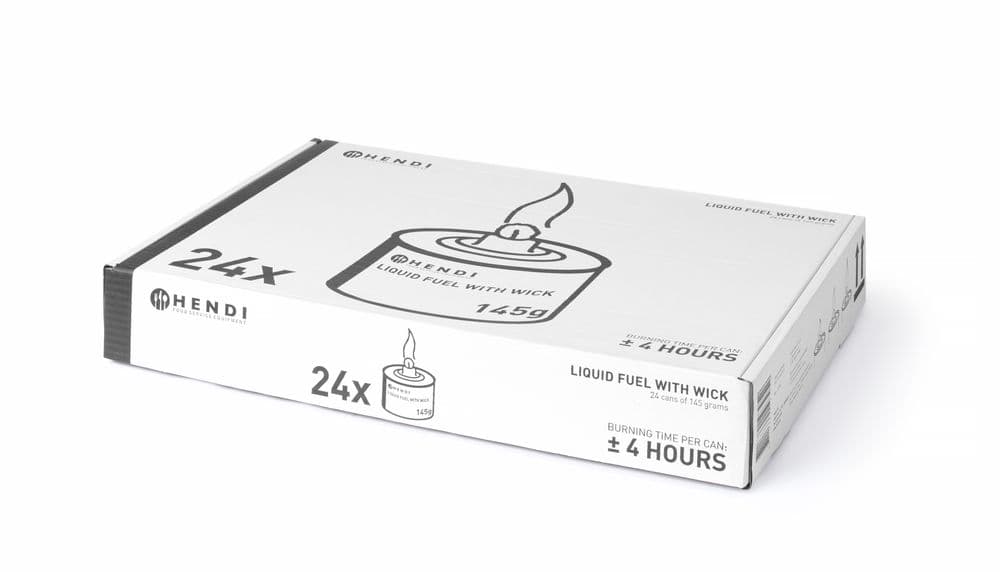 Folyékony égőpaszta kanóccal - égési sérülések ± 4 óra - 24 db - 2