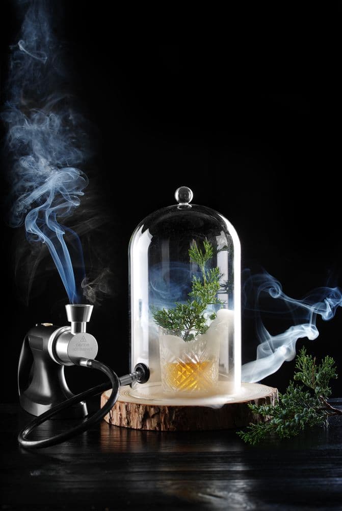 Üvegbúra szellőzővel - Koktél kupola - ⌀150x(H)280mm - 3