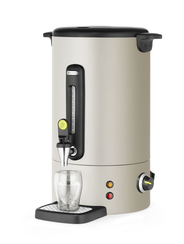 Forróital-kazán – Bronwasser tervezte - designed by Robert Bronwasser - 16L - Világos szürke - 220-240V/1650W - 357x380x(H)502mm - 2