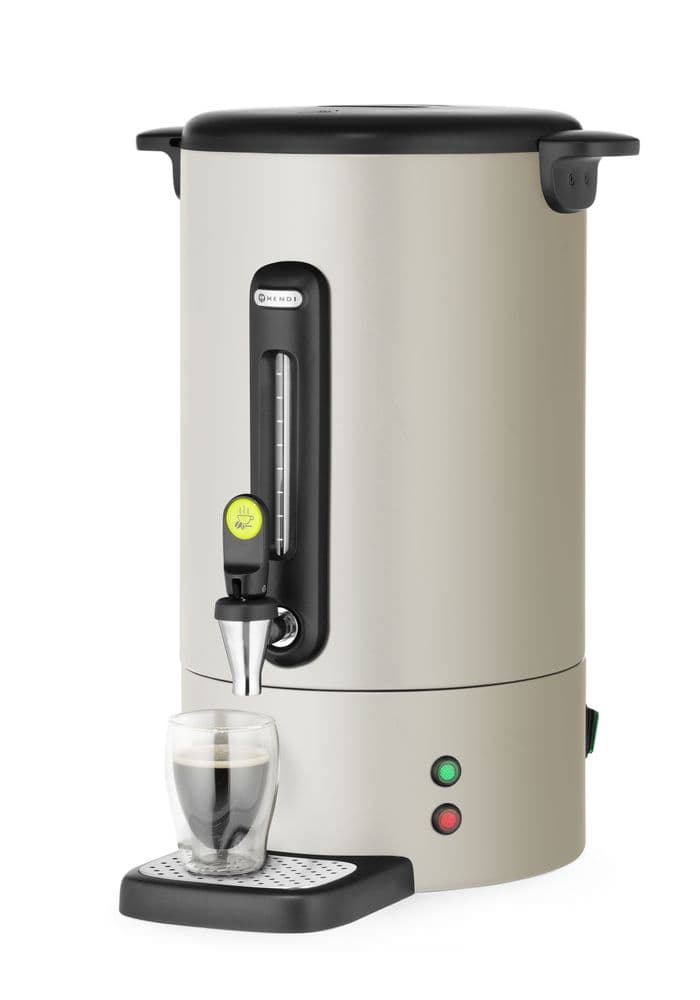 Percolator – Bronwasser tervezte  - designed by Robert Bronwasser - 14L - Világos szürke - 220-240V/1750W - 357x380x(H)502mm - 2