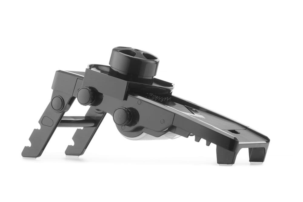 Mandolin V-típusú - Fekete - 130x335x(H)75mm - 2