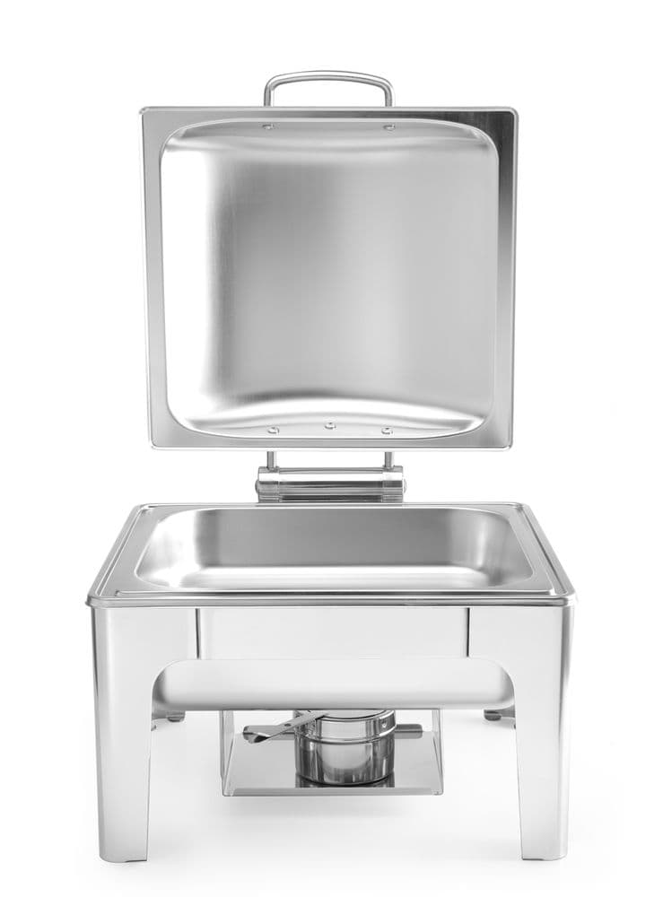 Chafing edény GN 2/3 szatén fényezéssel - Profi Termékcsalád - 6L - 395x430x(H)290mm - 4