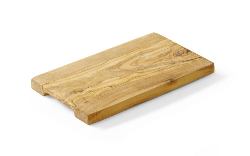 Vágódeszka alakú olajfa - 250x150x(H)18mm - 2