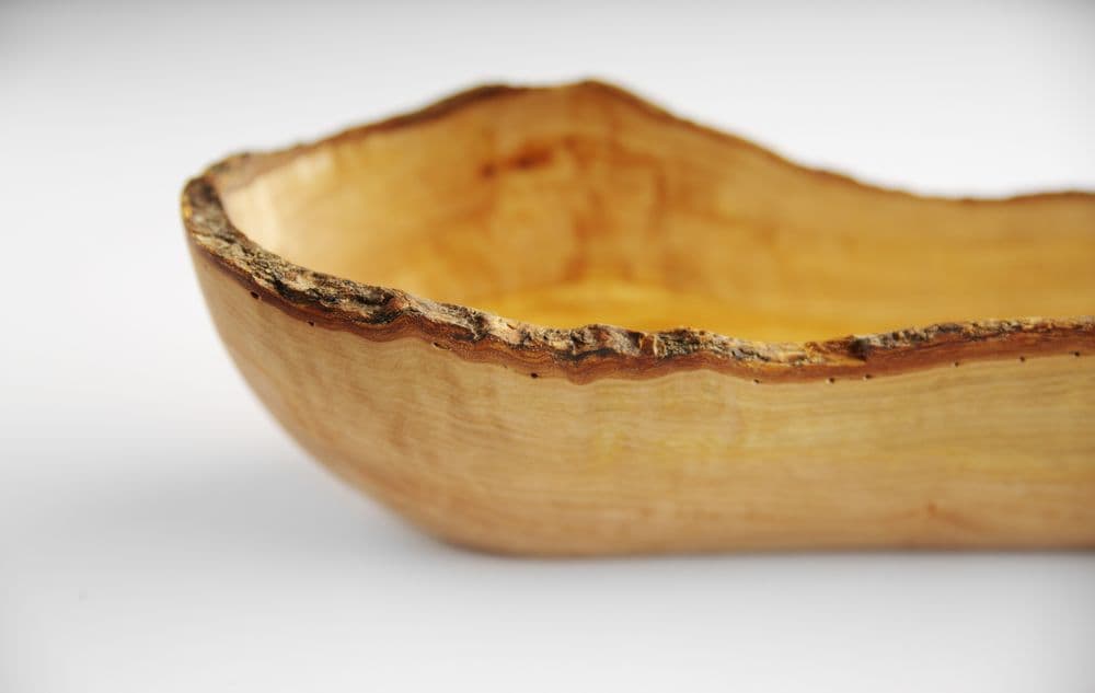 Olívafa tál hosszúkás - 400x90x(H)80mm - 4