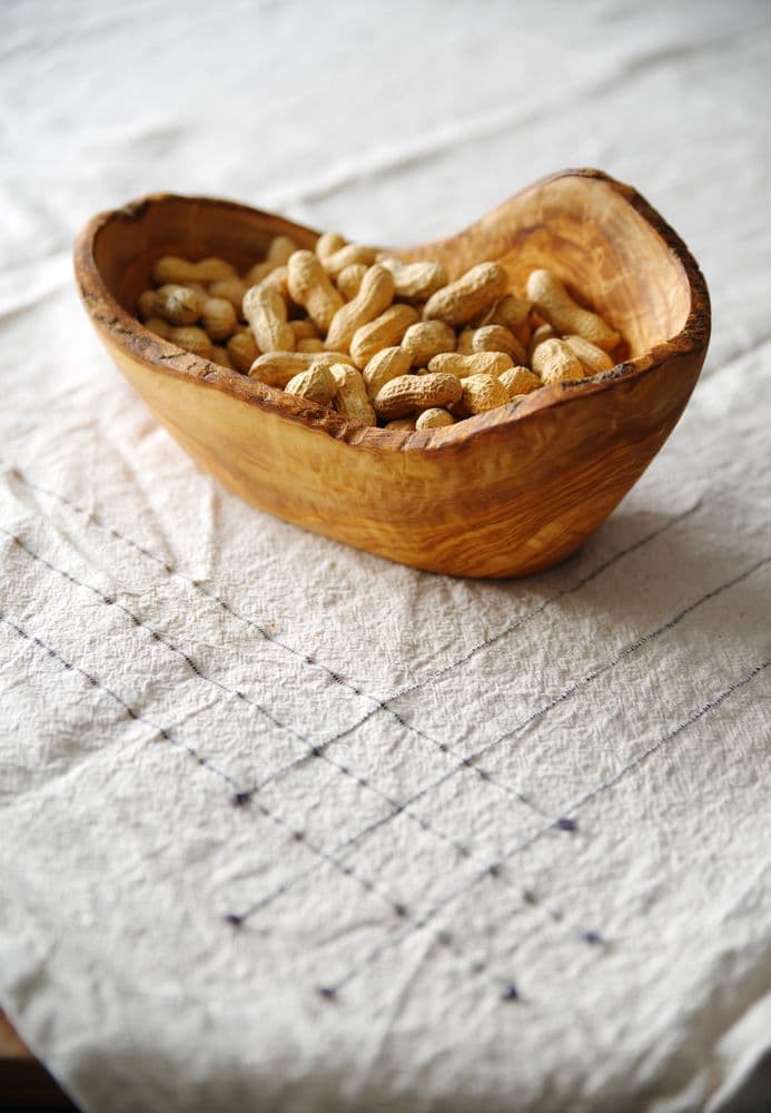 Dekoratív olívafa tál - 300x190x(H)110mm - 4