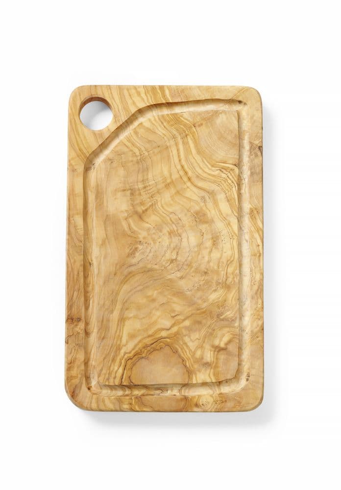 Olívafa felszolgálódeszka - 335x205x(H)25mm - 2