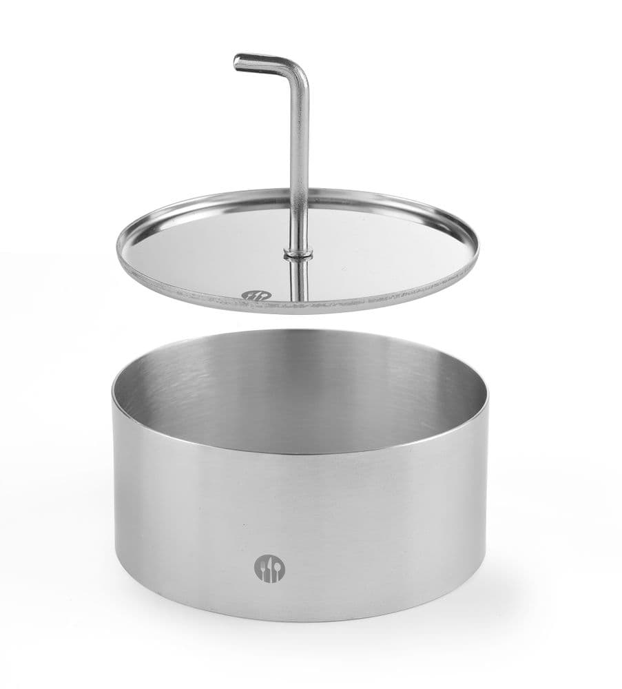 Az ételgyűrű és a tolóeszköz kör alakú - ⌀100x(H)45mm - 2