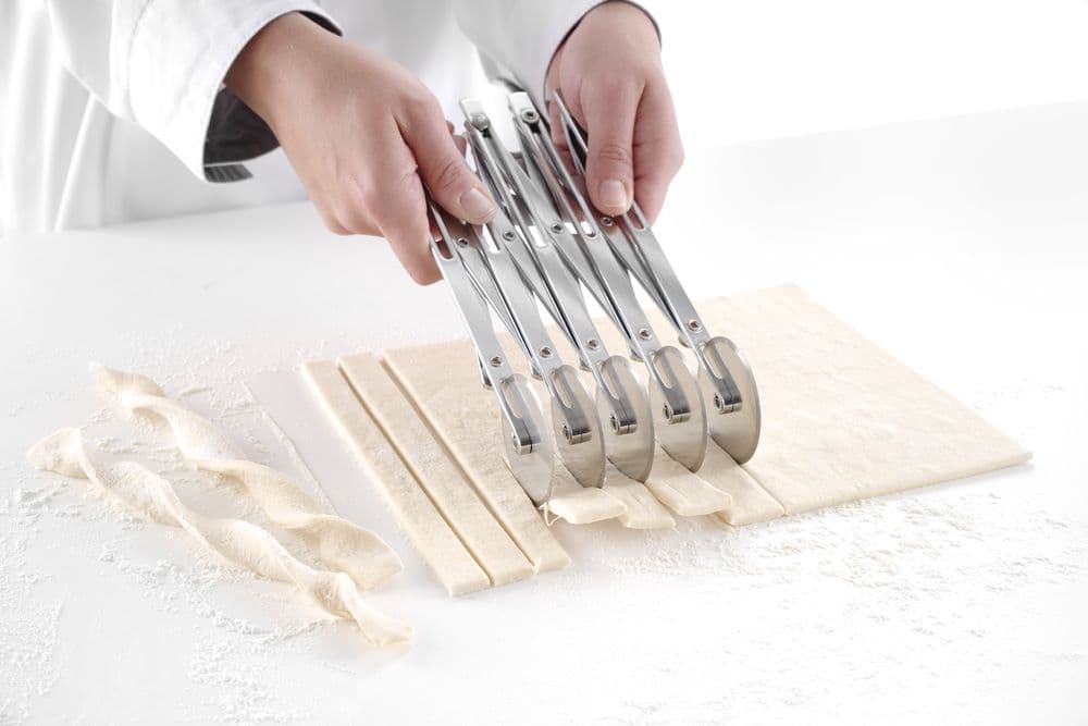 5 kerekű tésztavágó  - 222x56x(H)55mm - 2