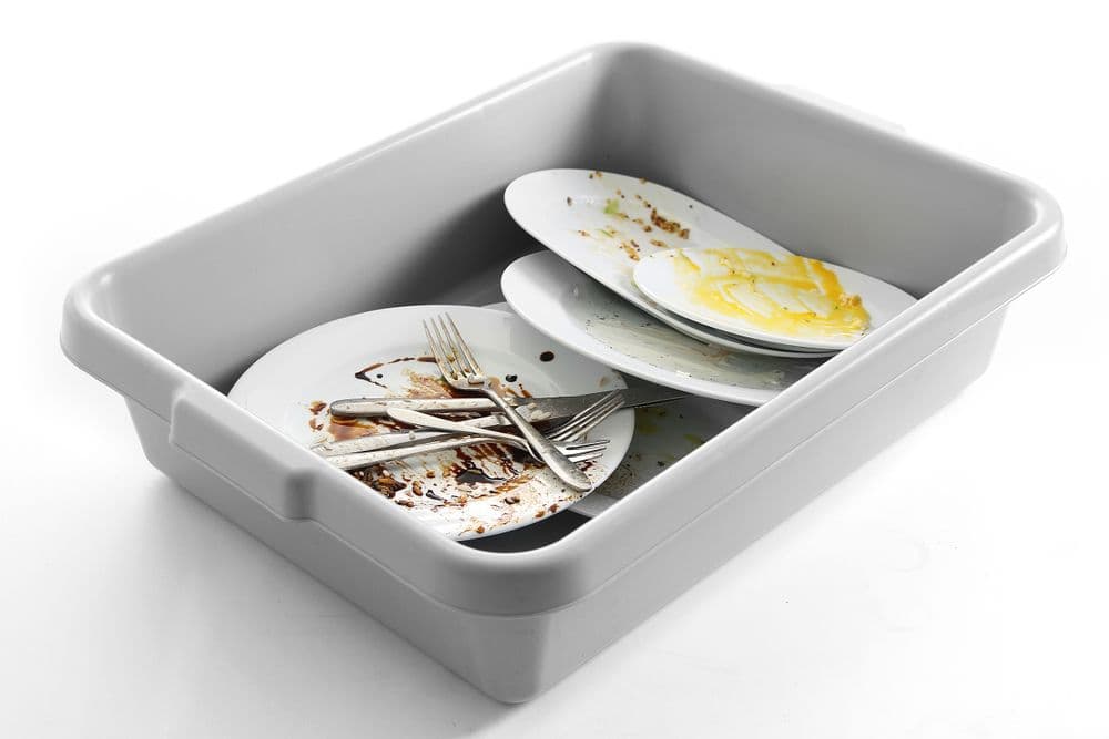 Szennyes edény gyűjtő láda - 555x410x(H)130mm - 2