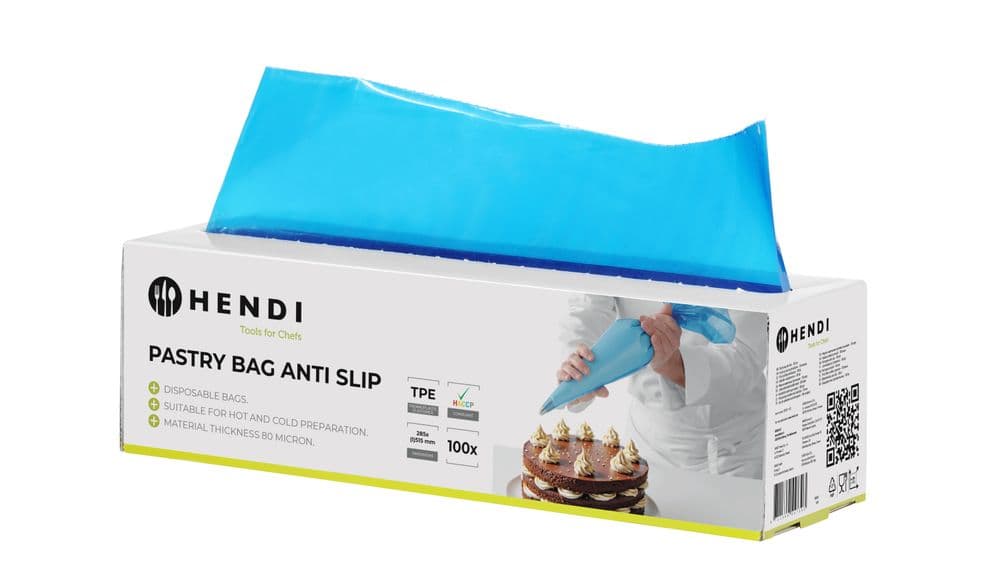 Habzsák csúszásmentes - 100 db - Kék - 100 db. - 515x280mm - 3