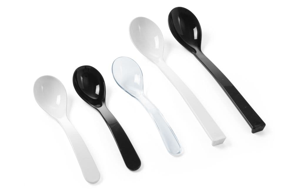 Salátás kanál - 0,03L - Fehér - 235x55mm - 2