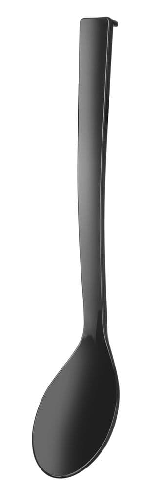 Salátás kanál - 0,06L - Fekete - 335x70mm