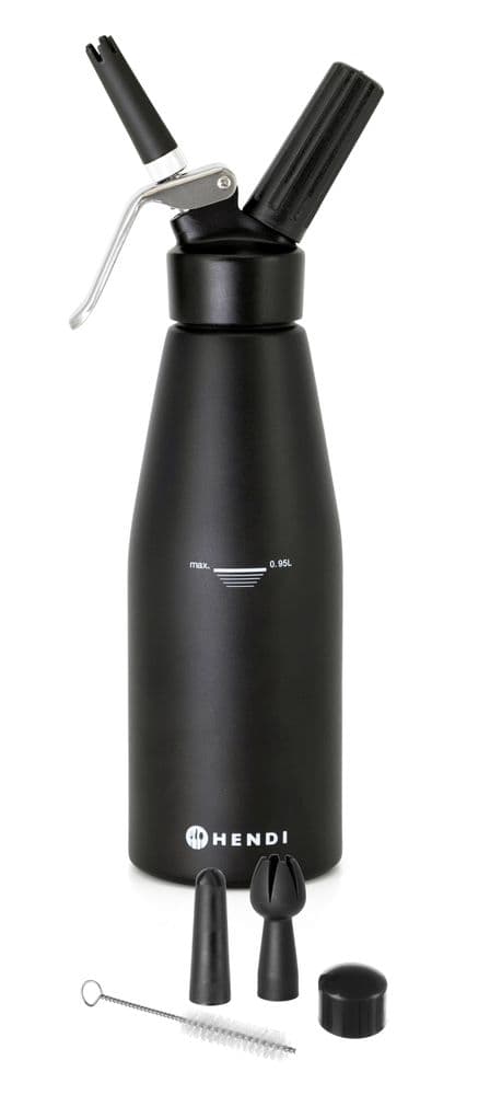 Habszifon Kitchen Termékcsalád fekete - Kitchen Termékcsalád - 0,95L - Fekete - ⌀95x(H)320mm - 2