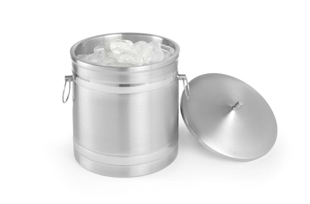 Jégvödör duplafalú - BarUp - 5L - Ezüst - ⌀200x(H)230mm - 3