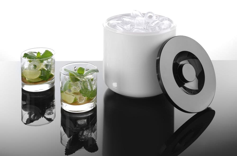 Jégvödör fehér duplafalú - BarUp - 5L - Fehér - ⌀190x(H)200mm - 3