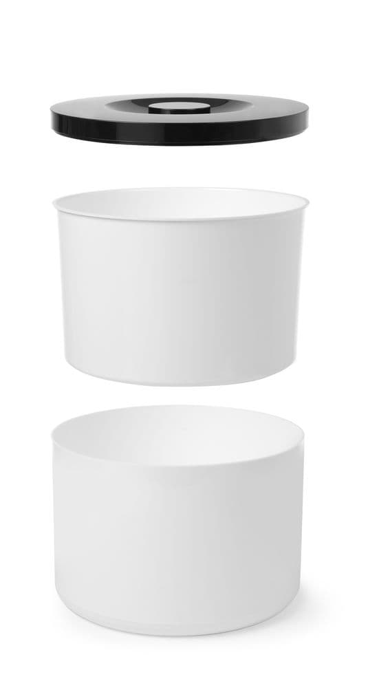 Jégvödör fehér duplafalú - BarUp - 10L - Fehér - ⌀292x(H)220mm - 3