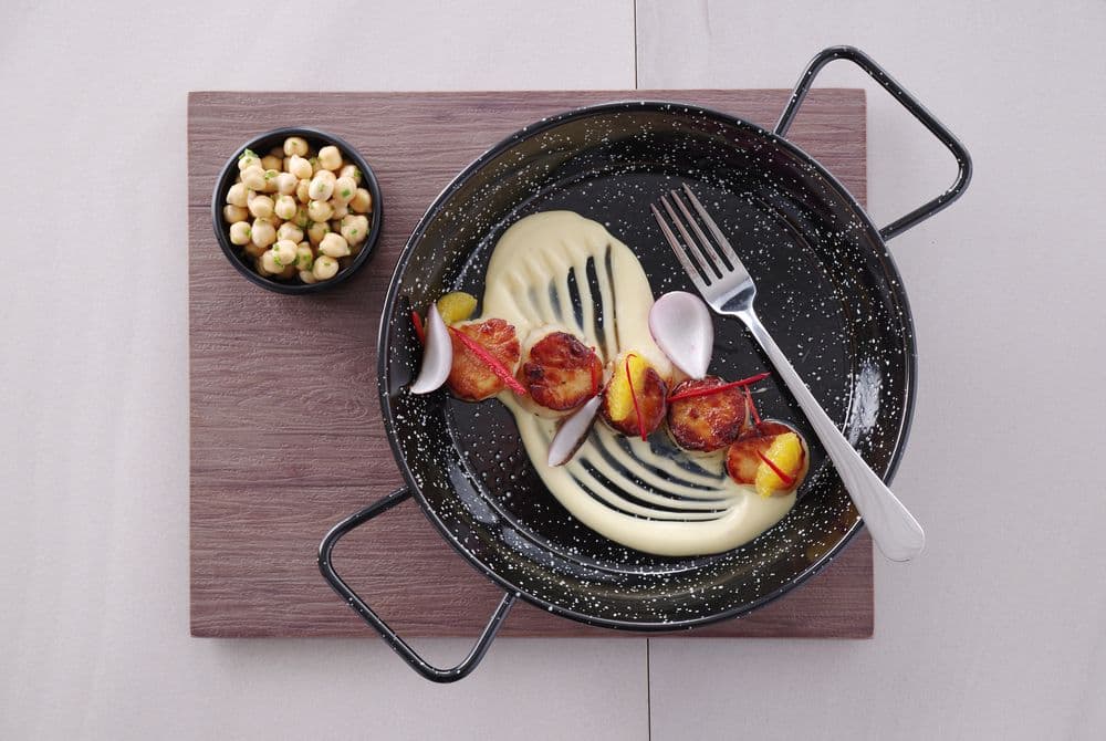 Zománcozott Paella serpenyő - ⌀200x(H)36mm - 2