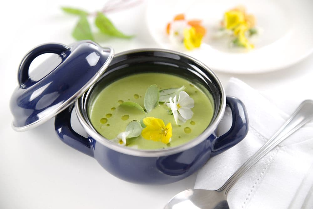 Leveses  &  szószos edény - fedővel - kék - 0,5L - Kék - ⌀115x(H)95mm - 2