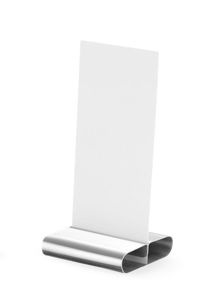 Asztali étlap tartó állvány - 6 db - 6 db. - 80x77x(H)18mm - 5