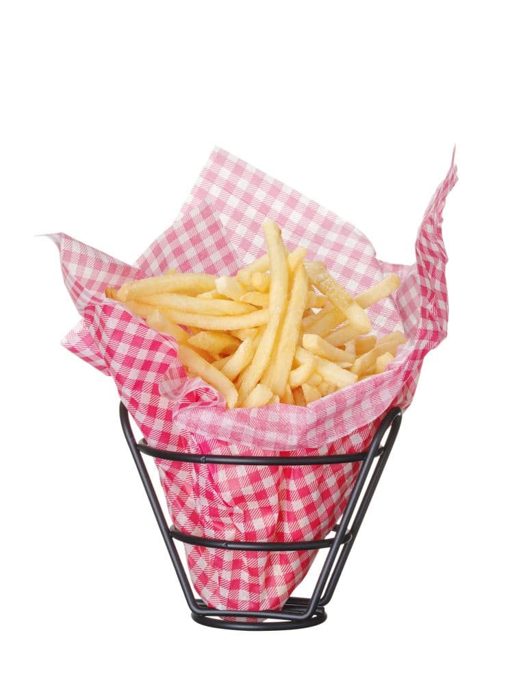 Zsírálló papír tányéralátét - 500 db - kockás minta - 500 db. - 420x275mm - 2