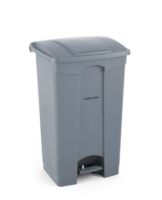 Pedáltartály - AmerBox - 87L - Világos szürke - 500x410x(H)815mm - 2