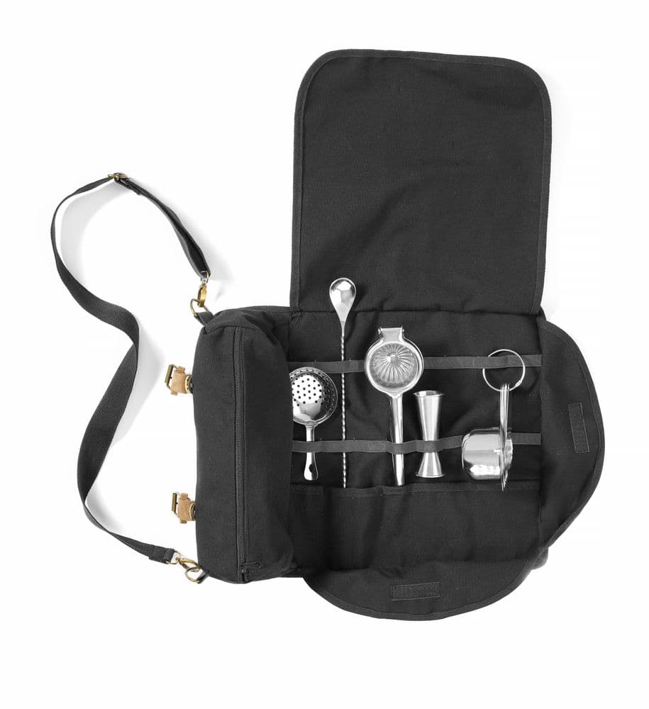 Bartender táska - BarUp - Fekete - 210x370x(H)70mm - 2