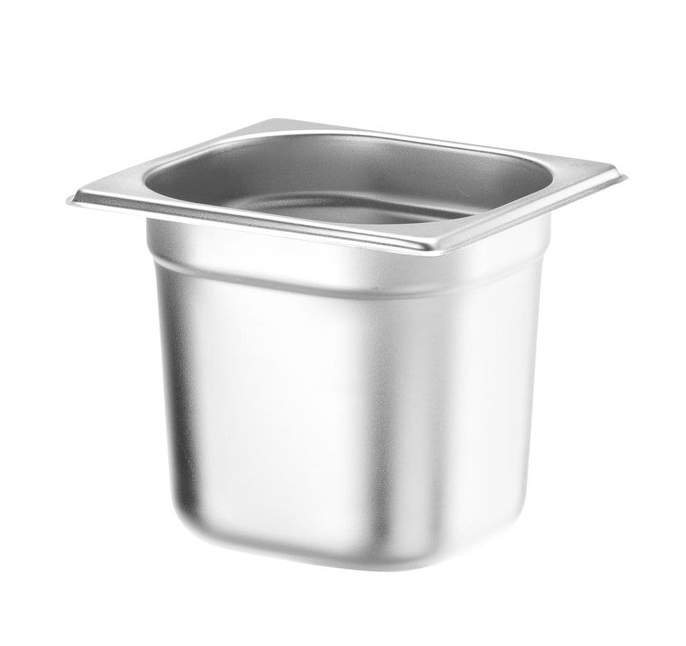 GN edény 1/6 - Budget Termékcsalád - GN 1/6 - 2,4L - 176x162x(H)150mm - 2