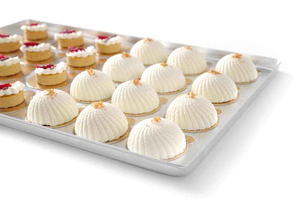 Vitrintálca ezüst - 400x300x(H)20mm - 3