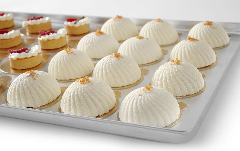 Vitrintálca ezüst - 400x300x(H)20mm - 4