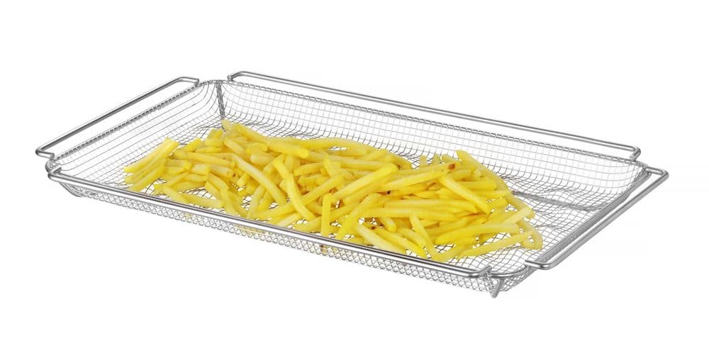 Sült burgonyasütő kosár - hullámos CONVECTOMAT FRY - GN 1/1 - 530x325x(H)40mm - 4