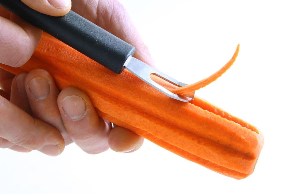 Vájó kés - Fekete - (L)155mm - 2