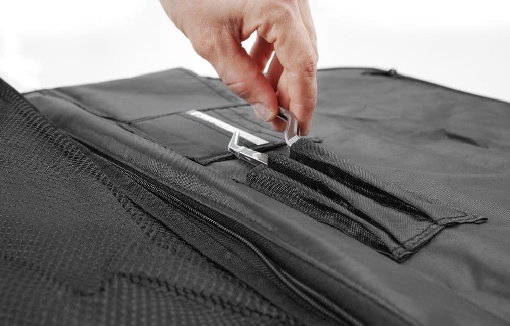 Késtartó táska - Fekete - 510x50x(H)170mm - 4