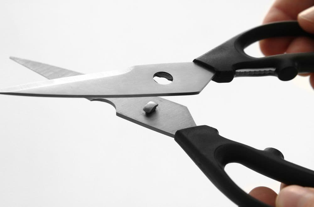 Konyhai ollók - Fekete - (L)200mm - 2