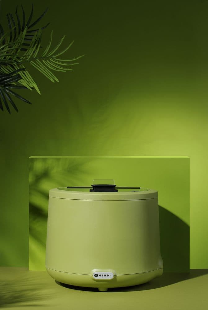 Leveses vízforraló HENDI UNIQ - designed by Robert Bronwasser - 8L - Zöld - 220-240V/500W - ⌀365x(H)325mm - 5