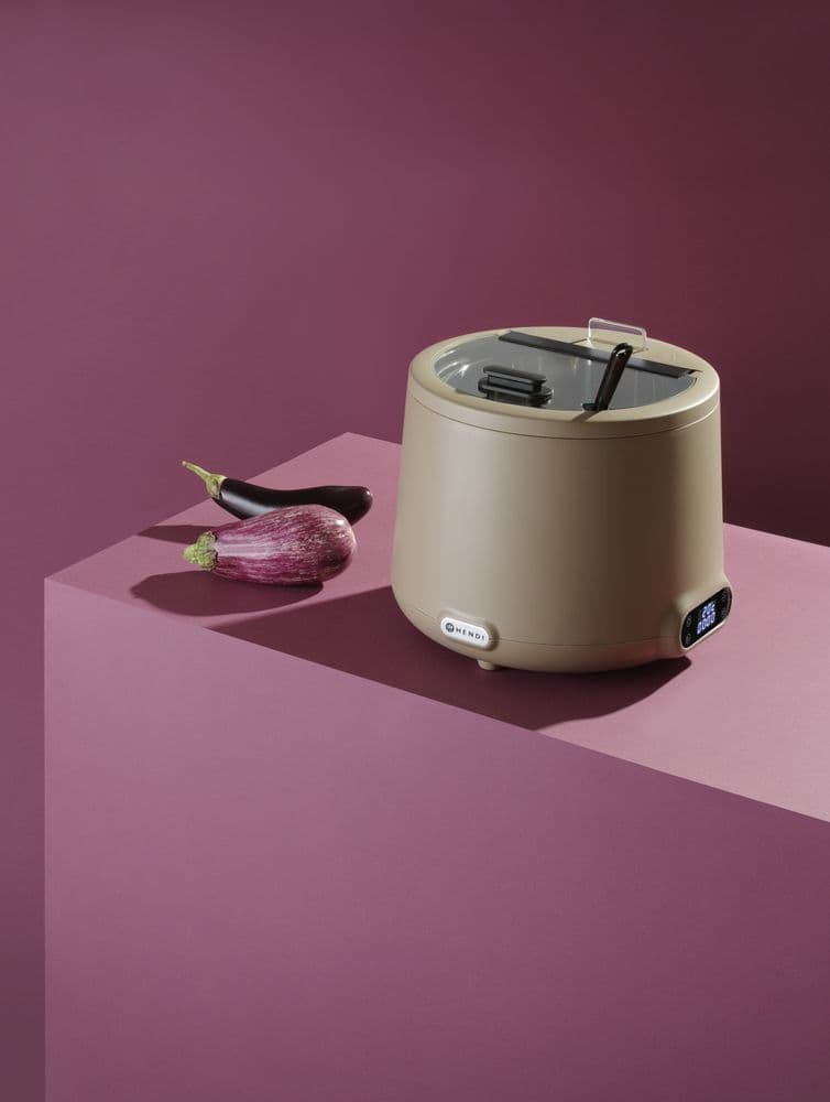 Leveses vízforraló HENDI UNIQ - designed by Robert Bronwasser - 8L - Bézs - 220-240V/500W - ⌀365x(H)325mm - 3