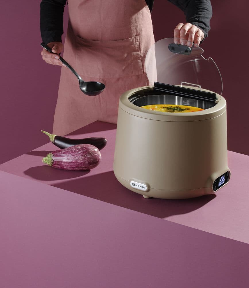 Leveses vízforraló HENDI UNIQ - designed by Robert Bronwasser - 8L - Bézs - 220-240V/500W - ⌀365x(H)325mm - 4