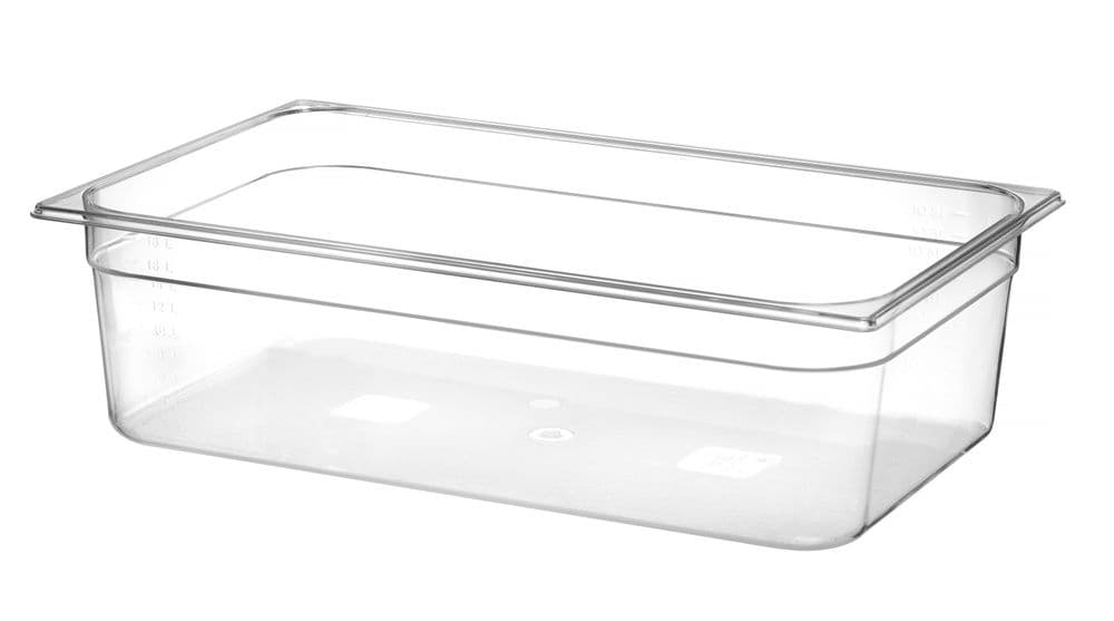 GN edény 1/1 - Profi Termékcsalád - GN 1/1 - 21L - Átlátszó - 530x325x(H)150mm - 2