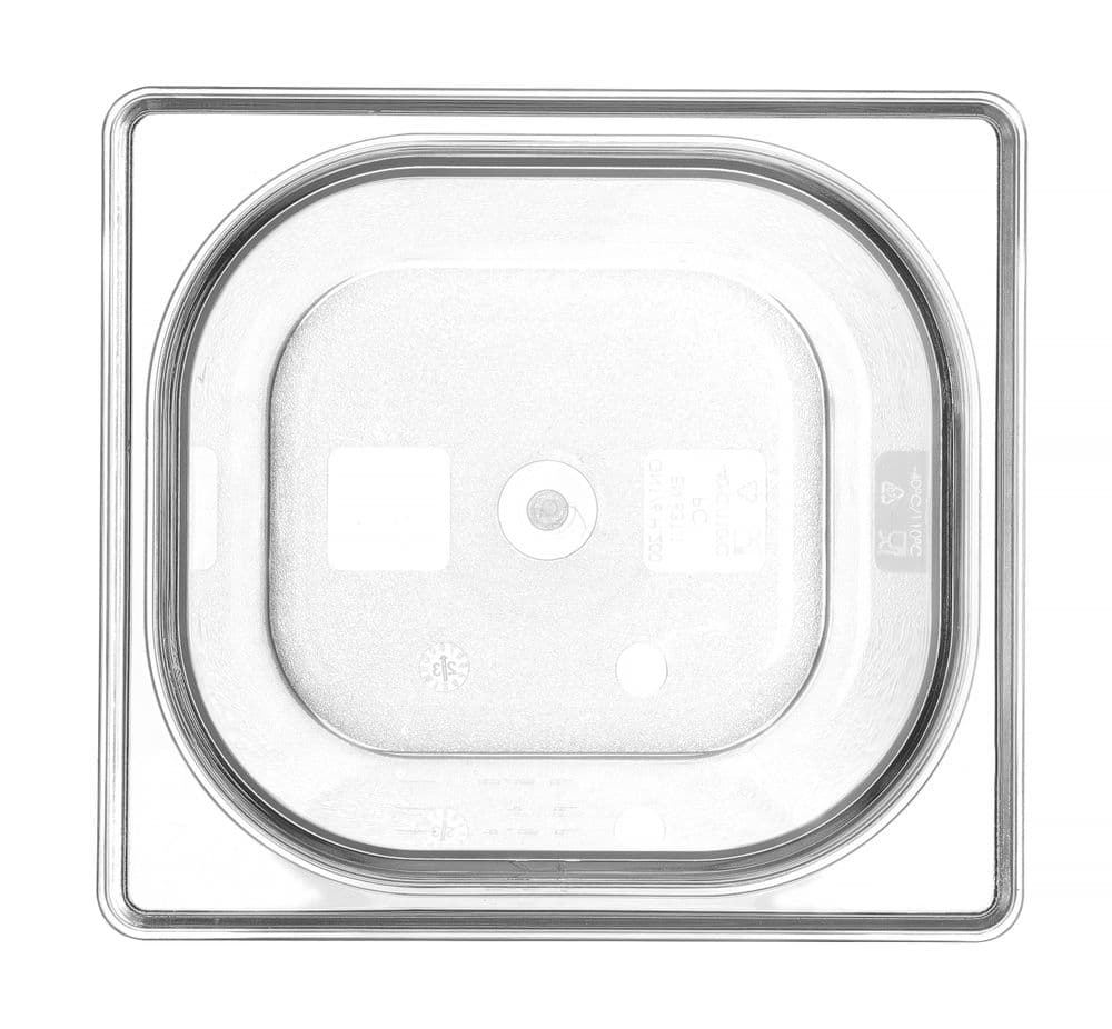 GN edény 1/6 - Profi Termékcsalád - GN 1/6 - 3,4L - Átlátszó - 176x162x(H)200mm - 3