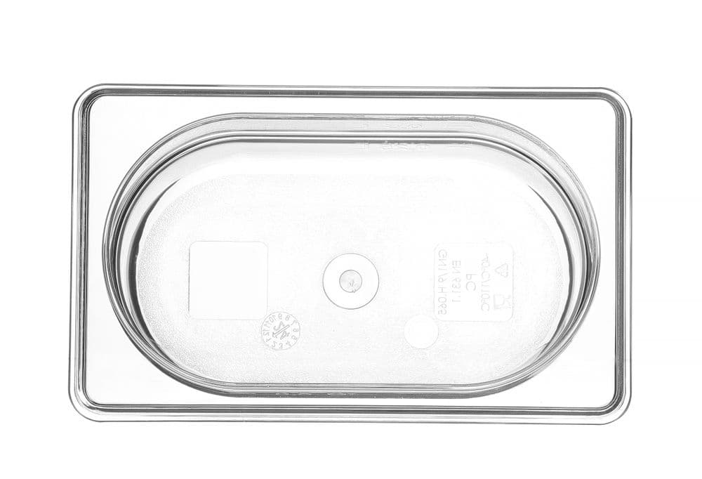 GN edény 1/9 - Profi Termékcsalád - GN 1/9 - 0,6L - Átlátszó - 176x108x(H)65mm - 3