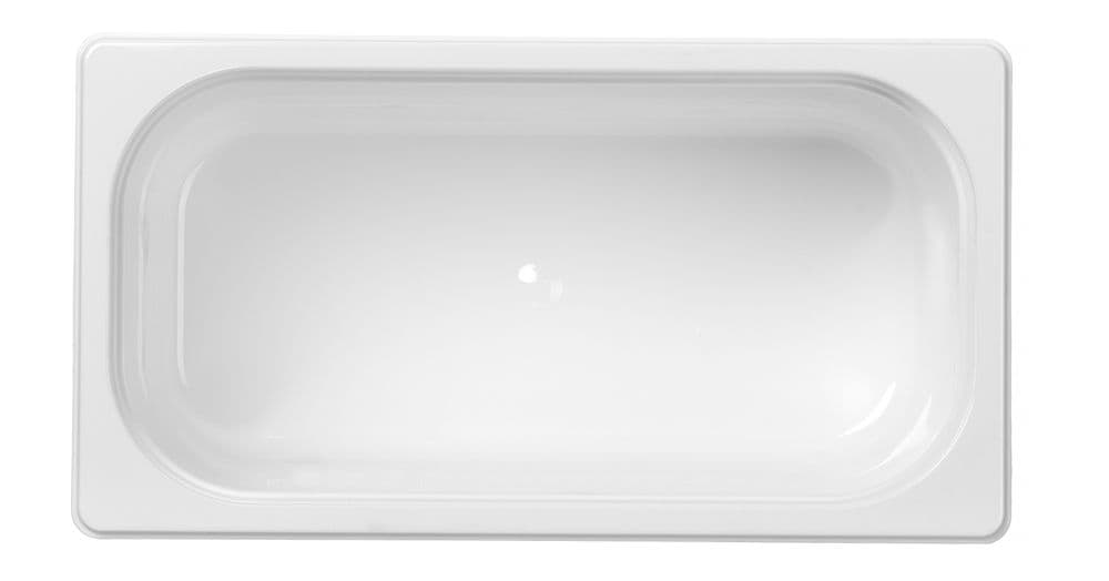 GN edény 1/3 - GN 1/3 - 5,7L - Fehér - 325x176x(H)150mm - 3