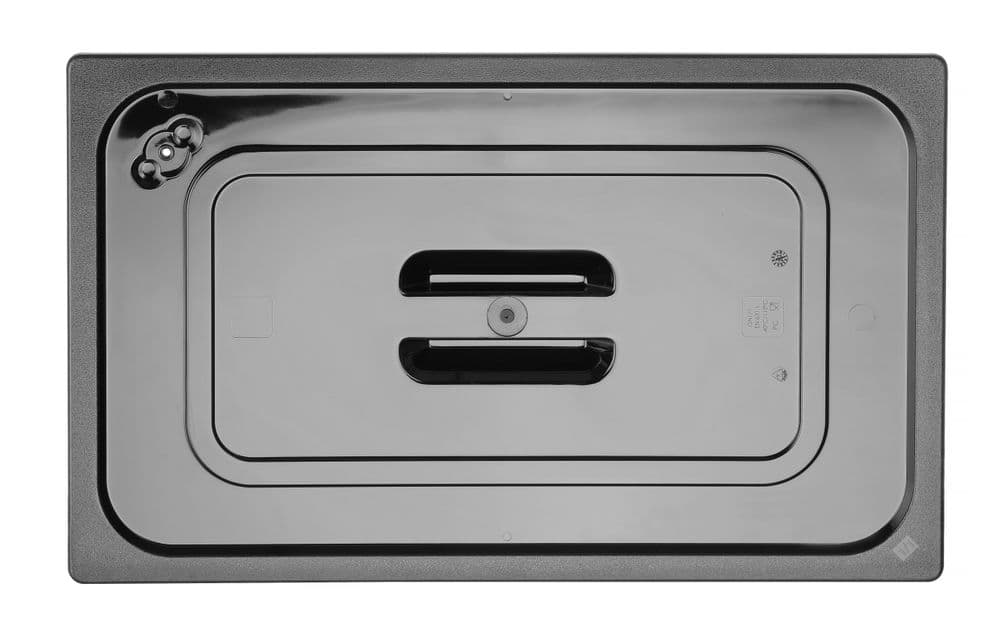 GN tető - GN 1/1 - Fekete - 530x325mm - 2