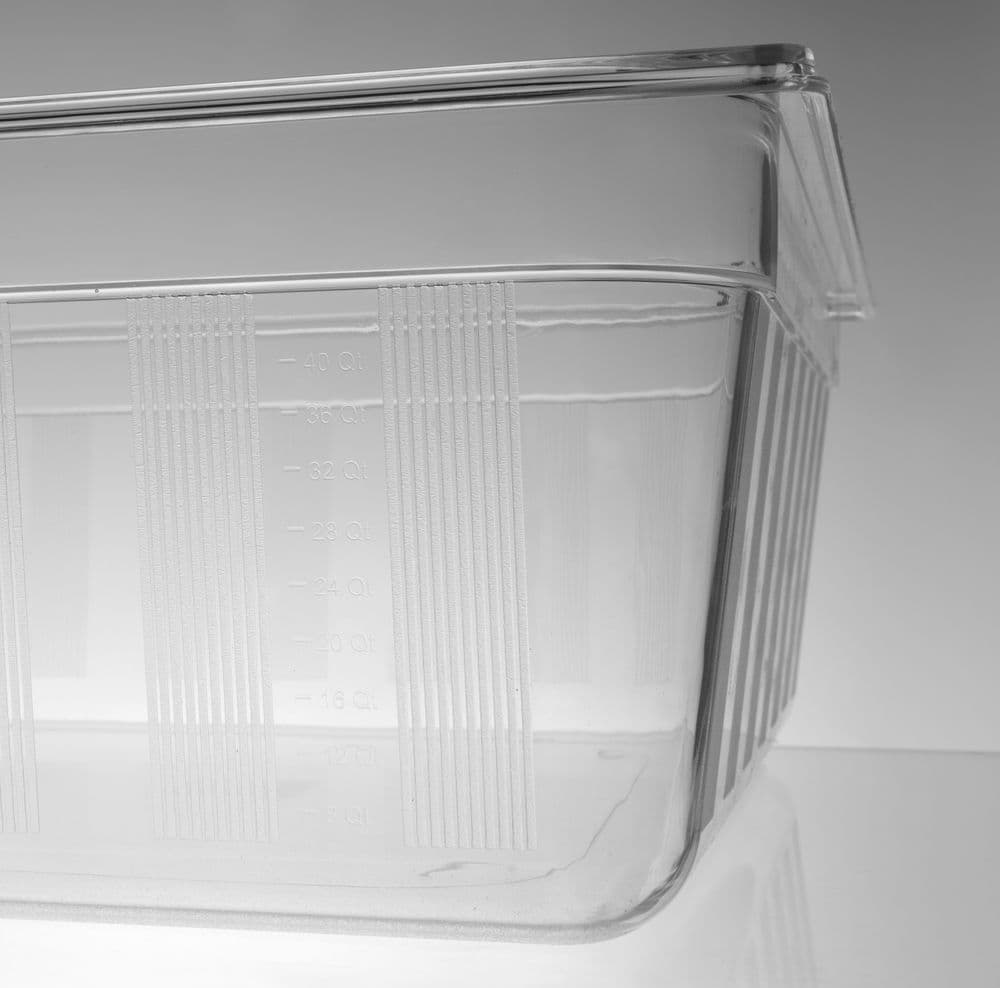 GN edény 2/1 - GN 2/1 - 58L - Átlátszó - 650x530x(H)200mm - 2