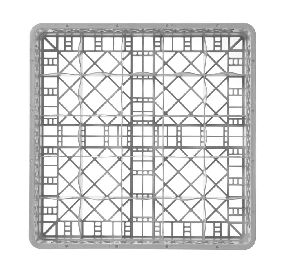 Mosogatókosár poharaknak - 25 rekesz - 500x500x(H)104mm - 2