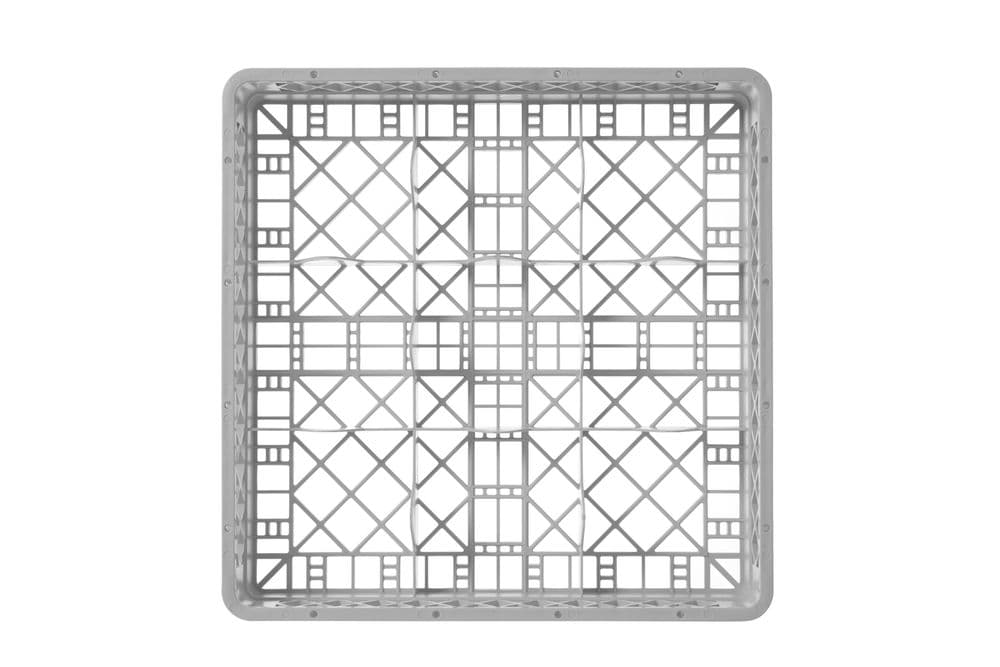 Mosogatókosár poharaknak - 9 rekesz - 500x500x(H)104mm - 2