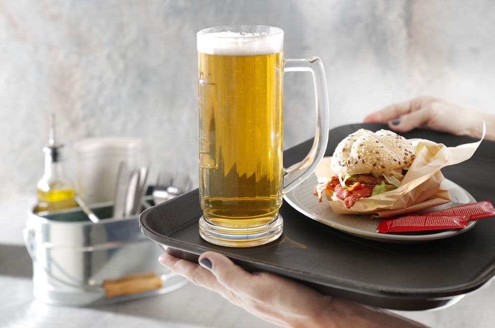 Felszolgáló tálca téglalap alakú - GN 1/1 - 530x325mm - 2