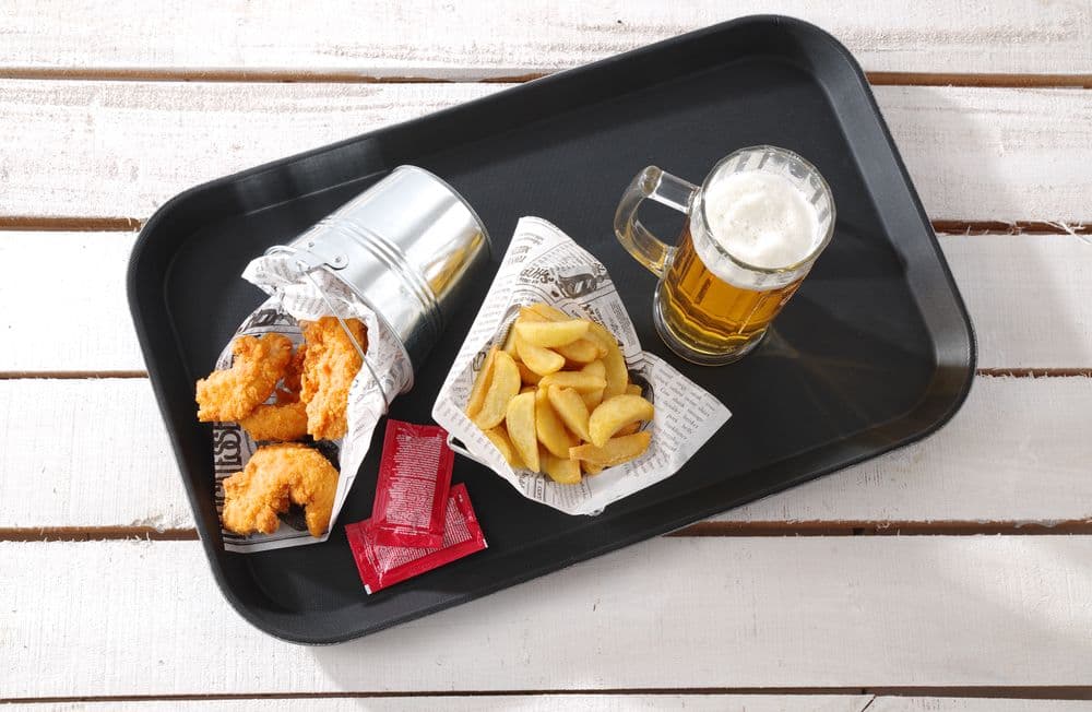 Felszolgáló tálca téglalap alakú - GN 1/1 - 530x325mm - 3