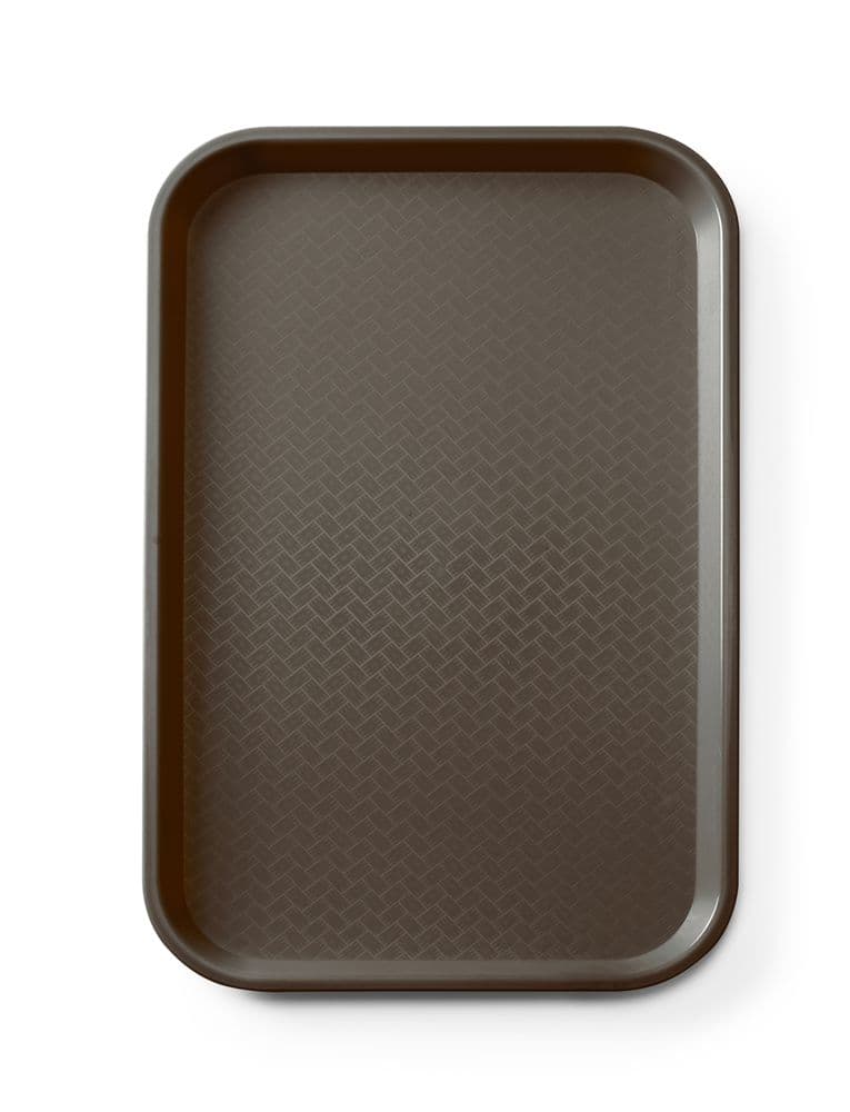 Polipropilén gyorsétel-tálca GN 1/1 - AmerBox - GN 1/1 - Barna - 530x325x(H)20mm