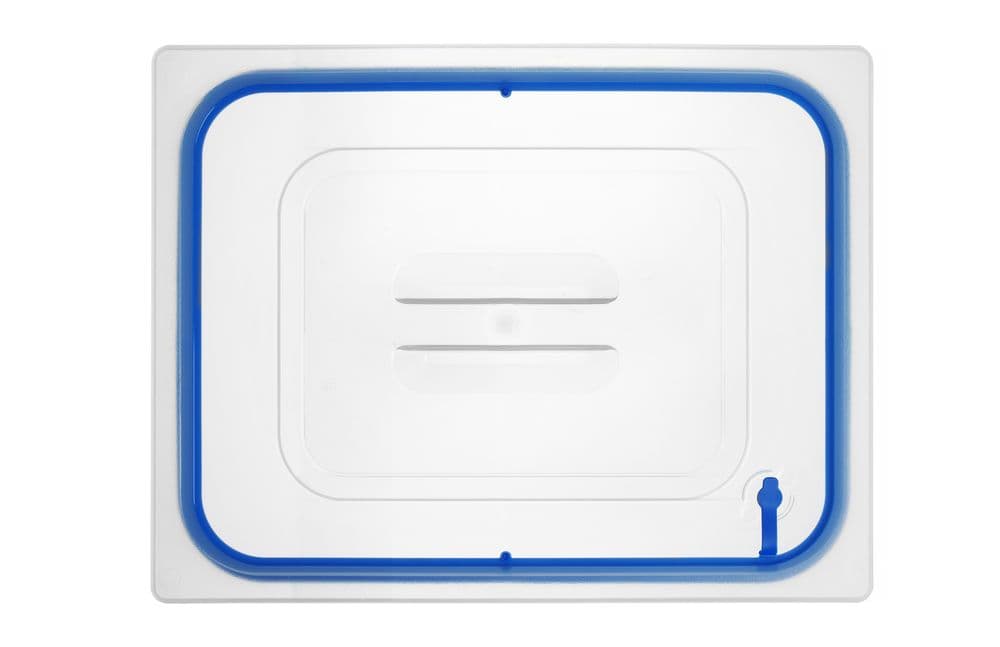 Légmentesen záródó GN tetők - GN 1/2 - Átlátszó - 325x265mm - 2